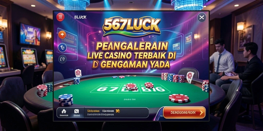 Tampilan gameplay Live Casino yang mengasyikkan di 567LUCK.