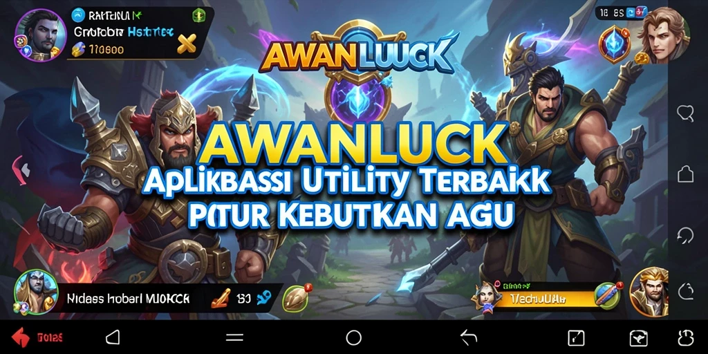 Tampilan utama AWANLUCK dengan fitur pengingat dan catatan yang intuitif.