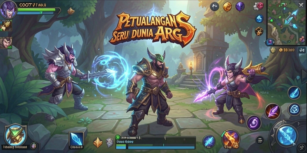 Screenshot gameplay COO77 yang menunjukkan aksi seru dalam pertempuran ARPG.