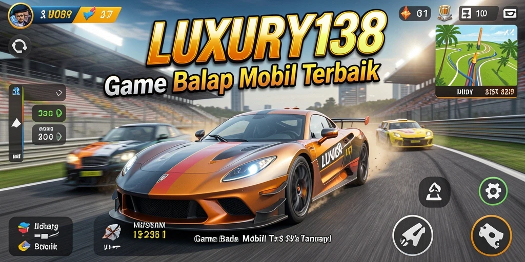Gameplay balapan yang seru dan mendebarkan di LUXURY138.