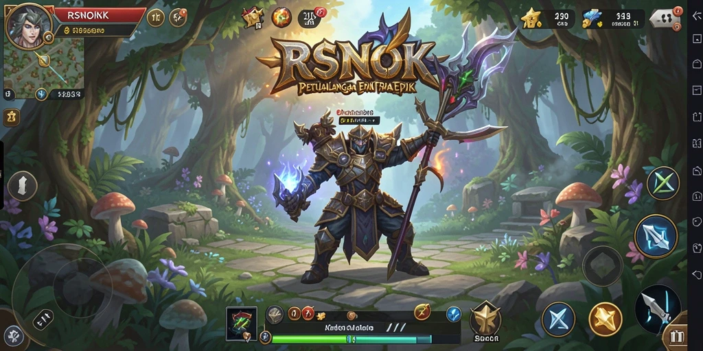 Tampilan gameplay RSNOK yang menantang dan menarik.