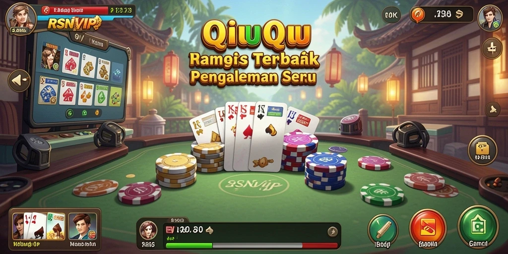 Gameplay seru dan grafis menarik RSNVIP QiuQiu.