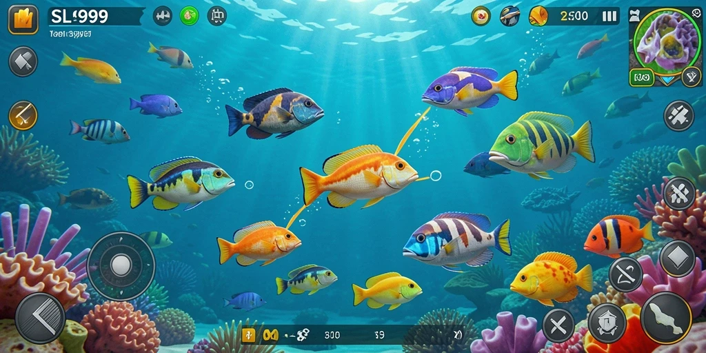 Screenshot utama SL999 menampilkan gameplay yang seru dan penuh aksi Tembak Ikan.