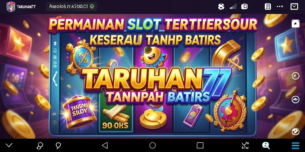 Tampilan gameplay TARUHAN77 yang menawan dan penuh warna.