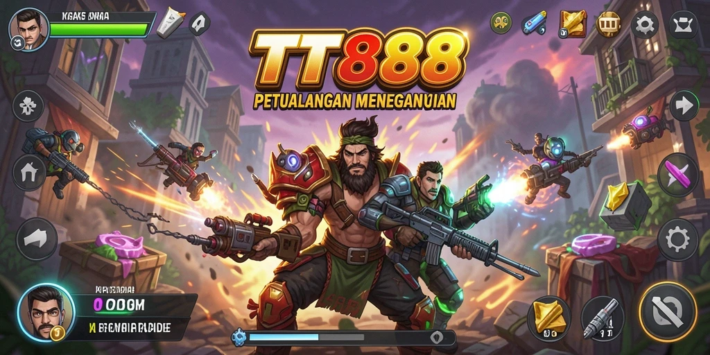 Menampilkan gameplay seru TTT888 di arena Arcade.